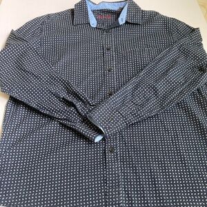 Men’s Tasso Elba large long sleeve  button down dress shirt